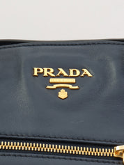 Logo Plate 2-Way Tote Bag, Black