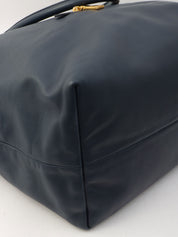 Logo Plate 2-Way Tote Bag, Black