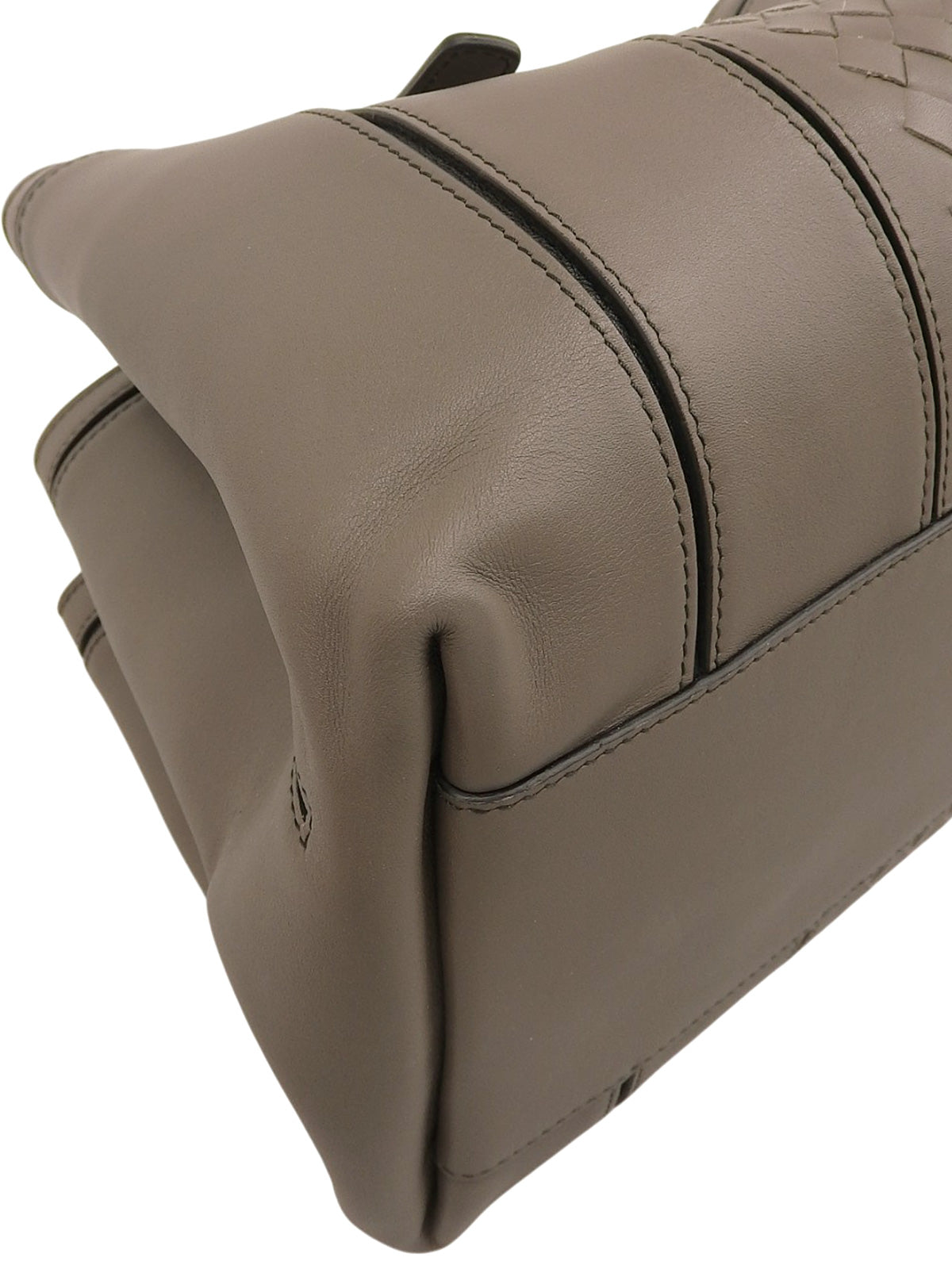 Intrecciato 灰色两用包