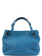 Intrecciato Handbag Blue