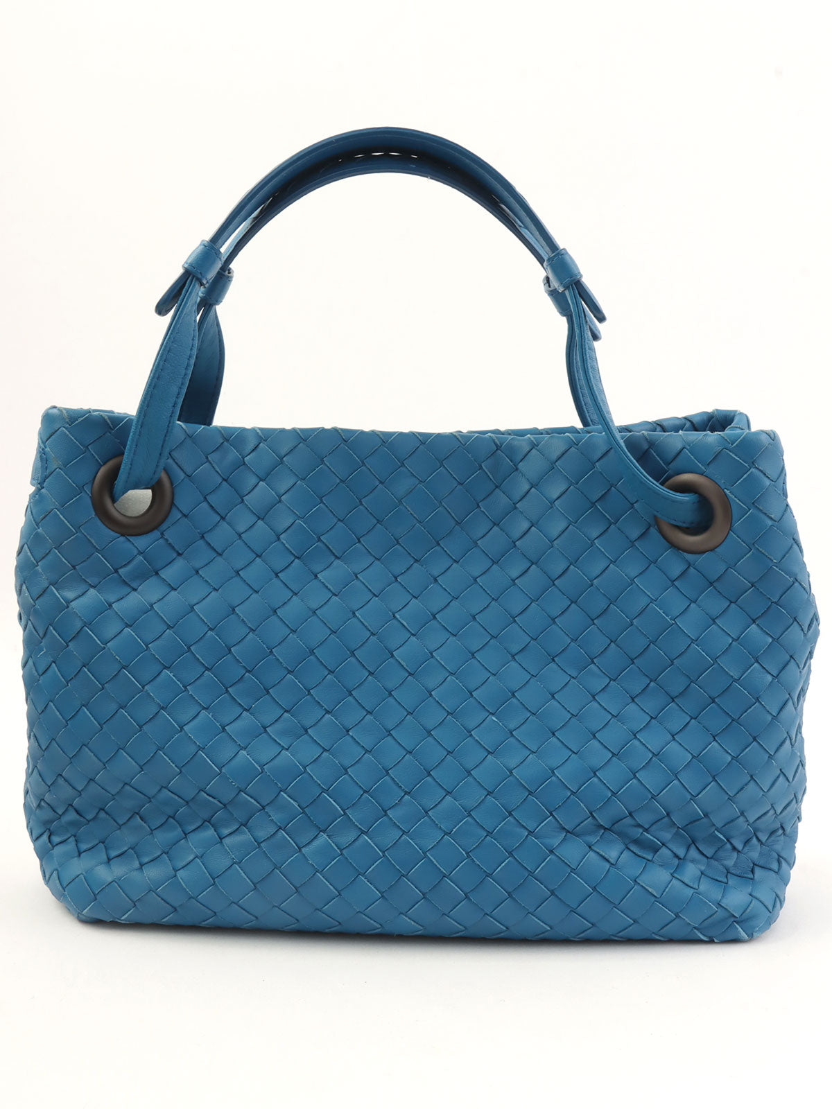 Intrecciato Handbag Blue