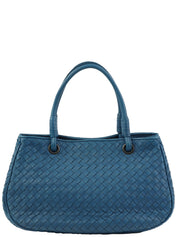 イントレチャートハンドバッグ ブルー