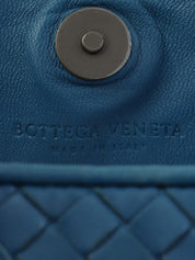 イントレチャートハンドバッグ ブルー