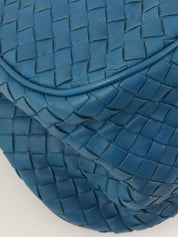 イントレチャートハンドバッグ ブルー