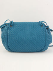 イントレチャートショルダーバッグ ブルー