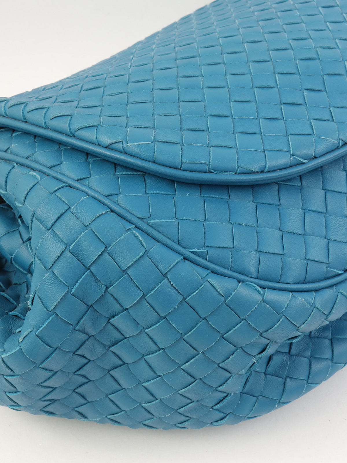 イントレチャートショルダーバッグ ブルー