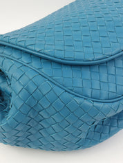 イントレチャートショルダーバッグ ブルー