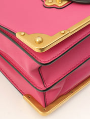 Cahier Shoulder Bag Pink/Black