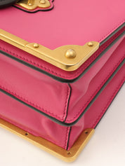 Cahier Shoulder Bag Pink/Black