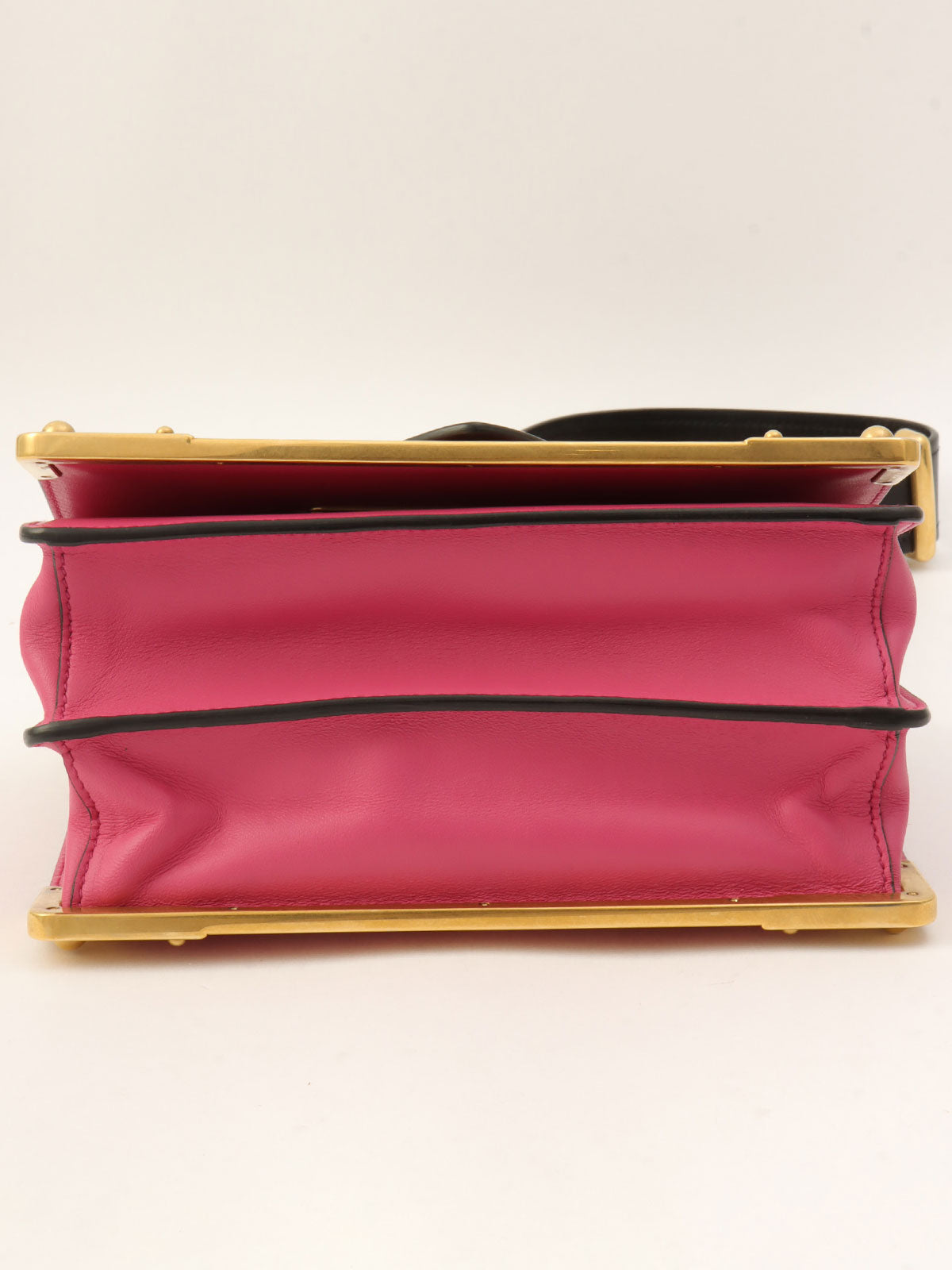 Cahier Shoulder Bag Pink/Black