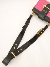 Cahier Shoulder Bag Pink/Black