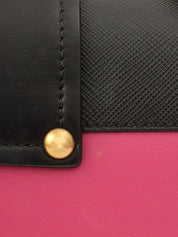 Cahier Shoulder Bag Pink/Black