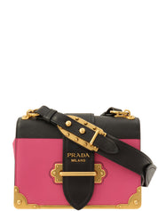 Cahier Shoulder Bag Pink/Black
