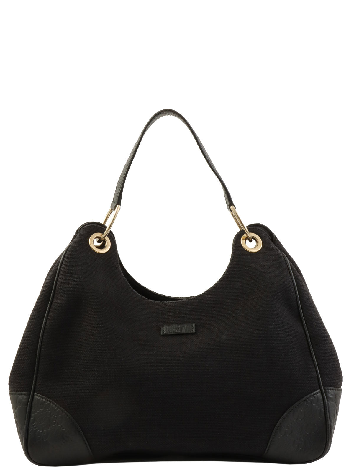 GG Pattern One Shoulder Bag Black