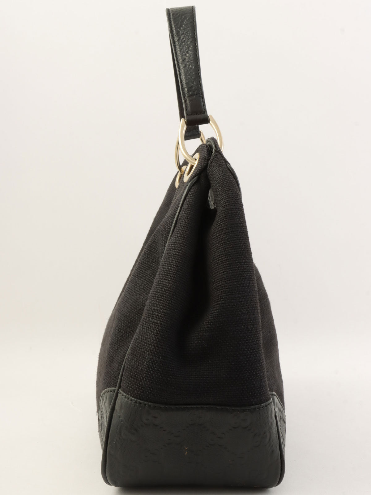 GG Pattern One Shoulder Bag Black