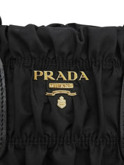 Nylon Logo Plate 2-Way Bag Black