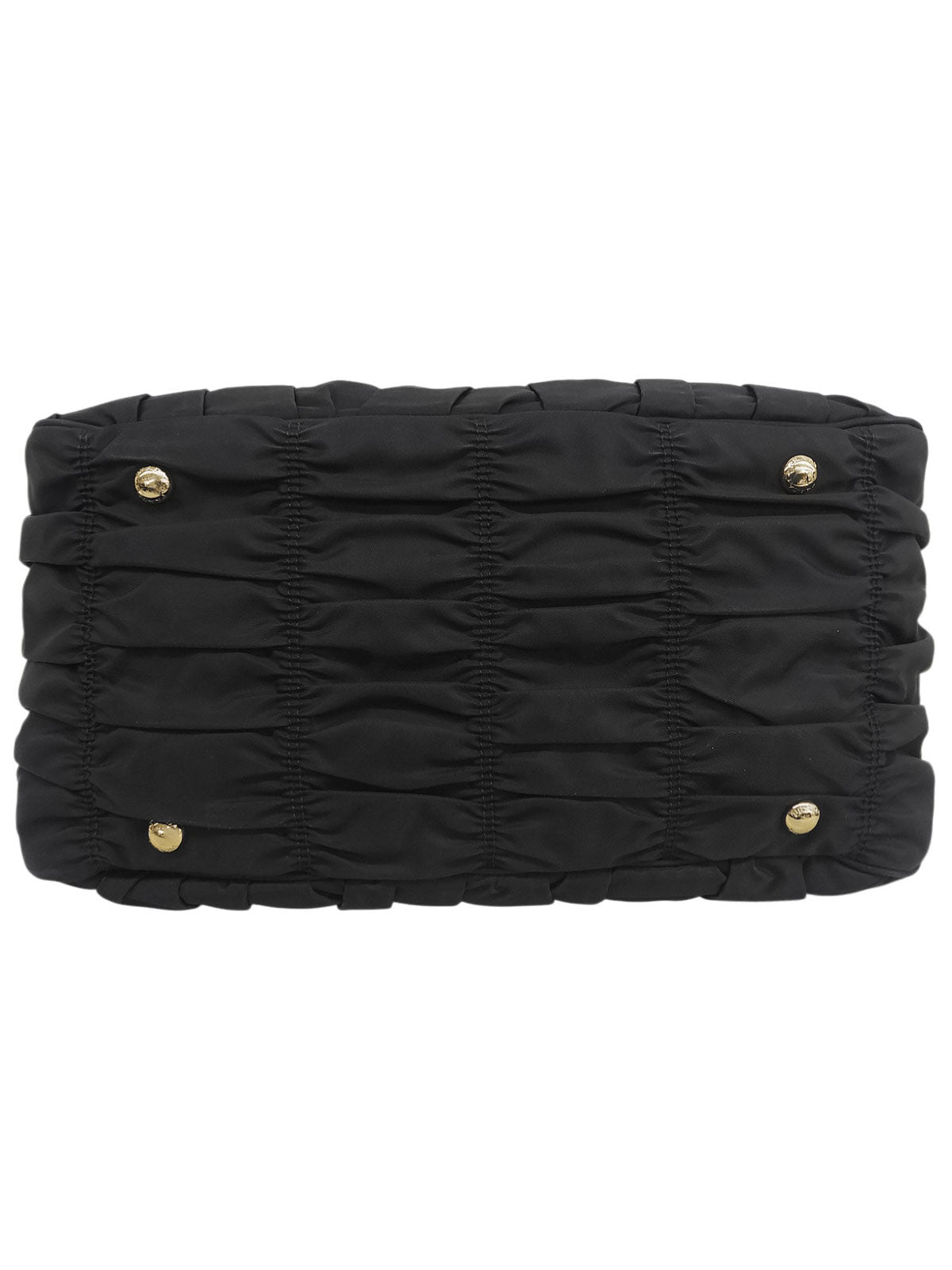 Nylon Logo Plate 2-Way Bag Black