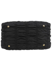 Nylon Logo Plate 2-Way Bag Black