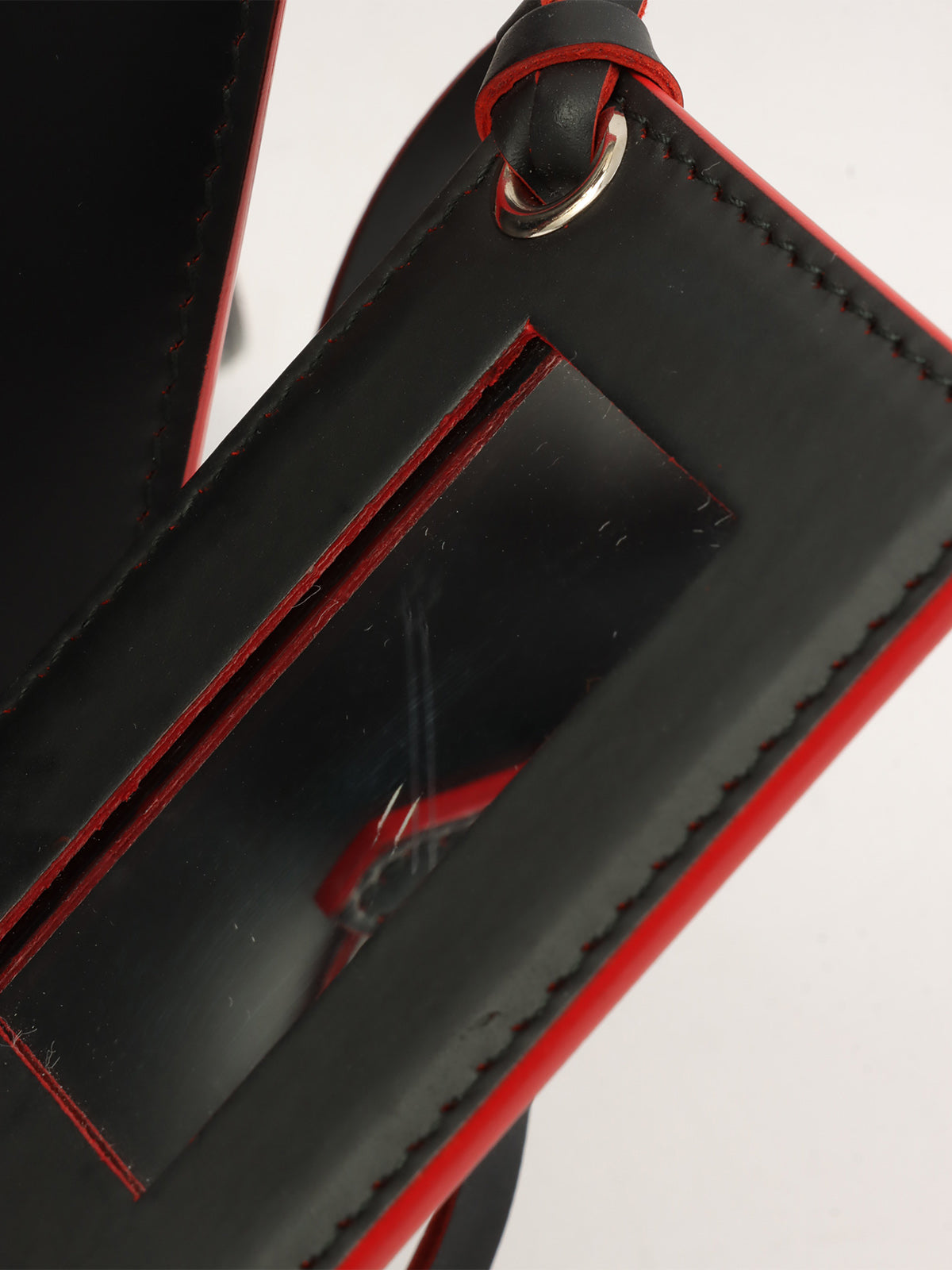 纸质迷你两用袋 黑/红色