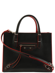 纸质迷你两用袋 黑/红色