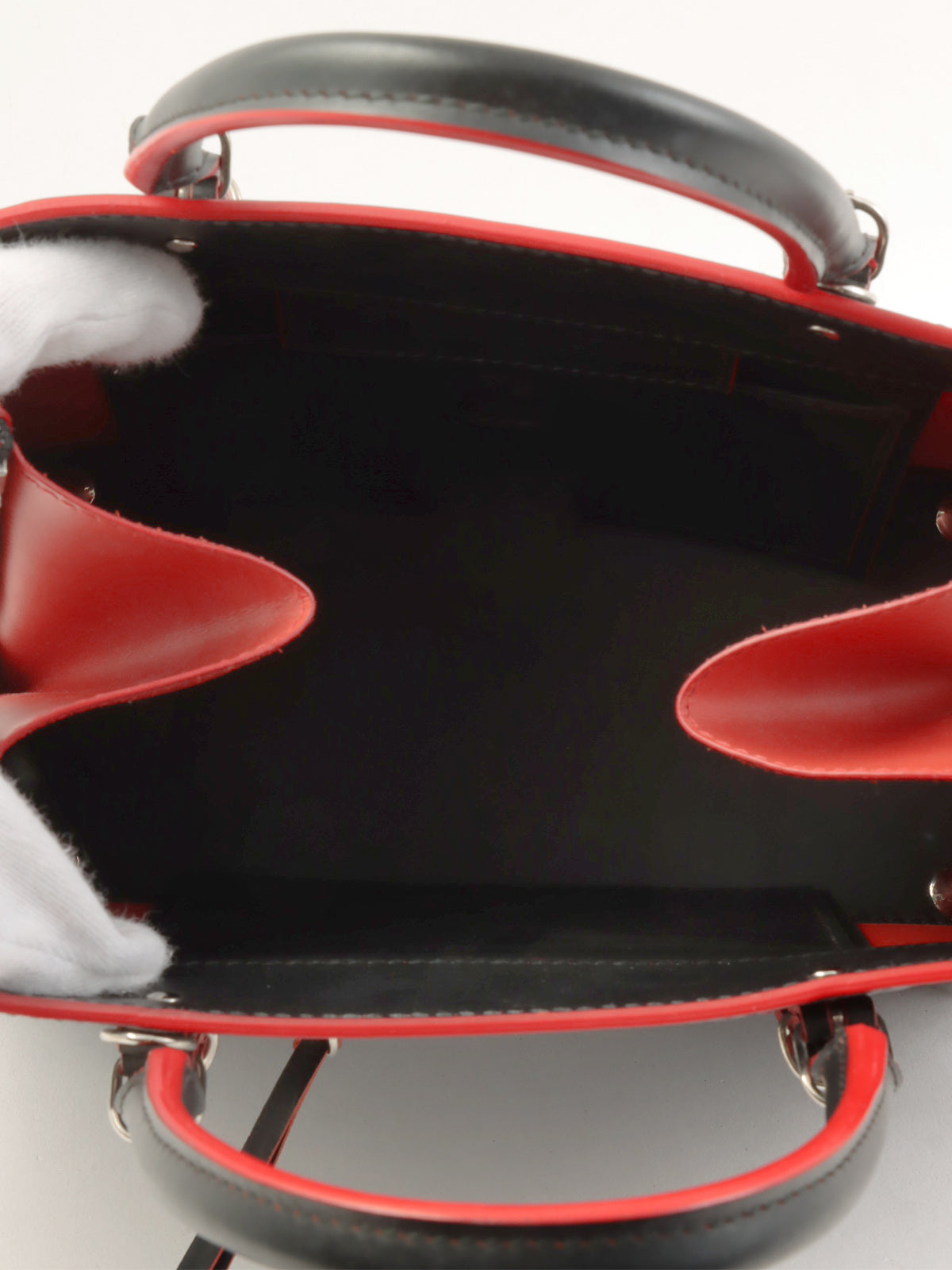 纸质迷你两用袋 黑/红色