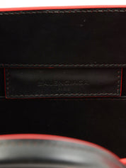 ペーパーミニ2wayバッグ ブラック/レッド