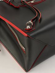 纸质迷你两用袋 黑/红色