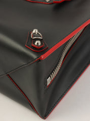 纸质迷你两用袋 黑/红色