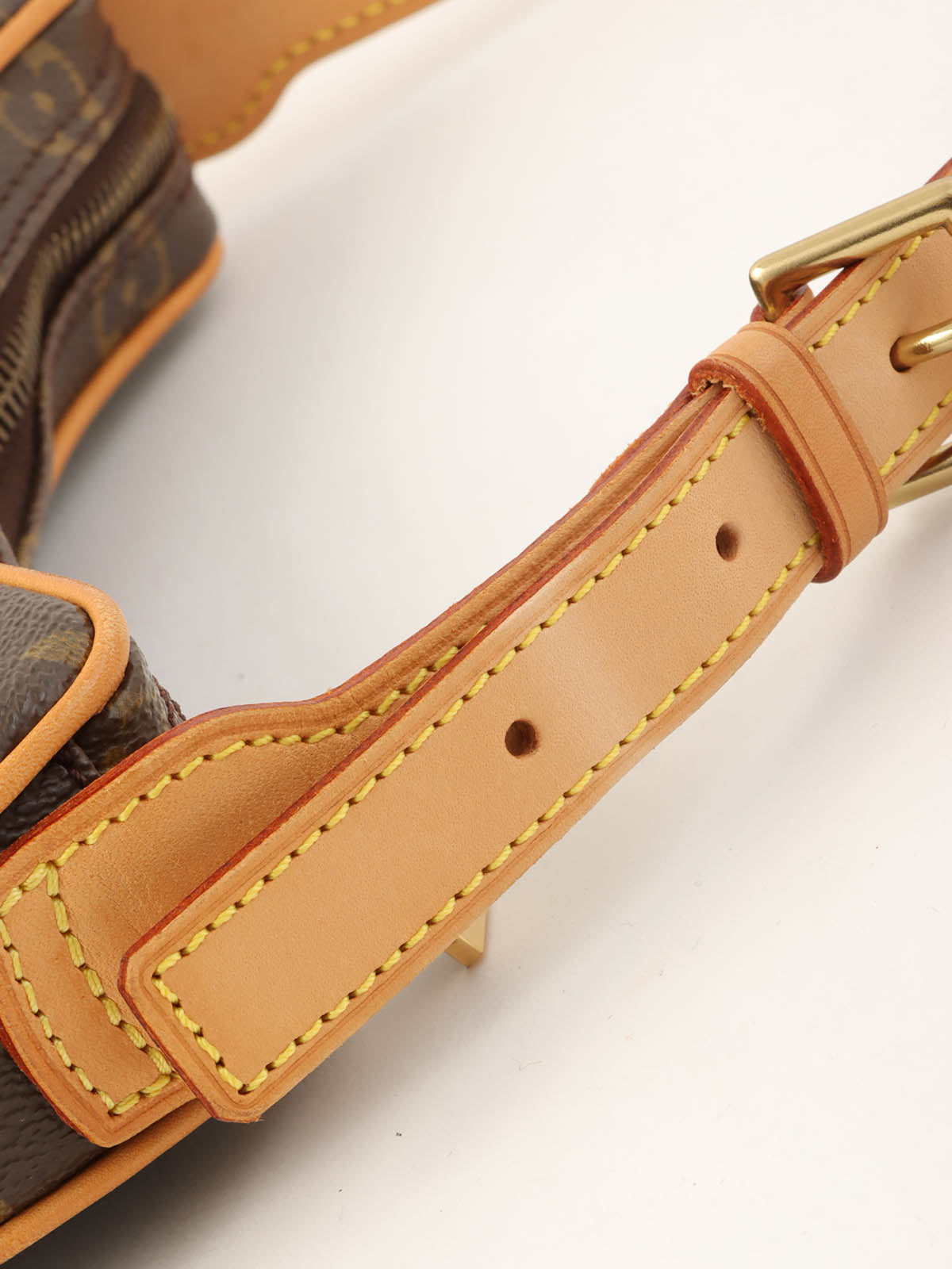 2004年製 キャンバスモノグラムクロワッサンPM ブラウン