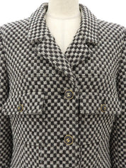 1995年製 チェスターコート #44 ブラック/アイボリー