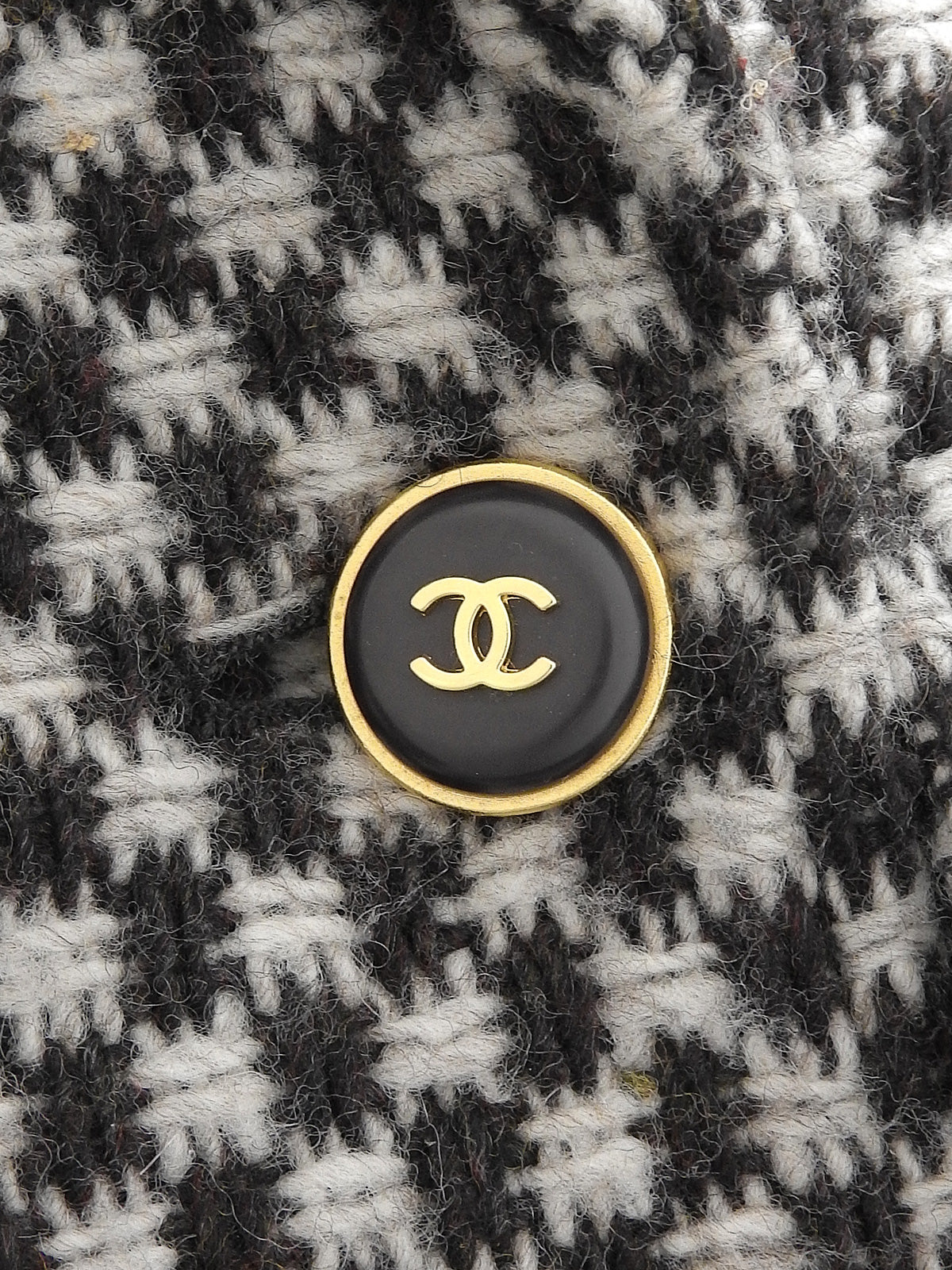 1995年製 チェスターコート #44 ブラック/アイボリー