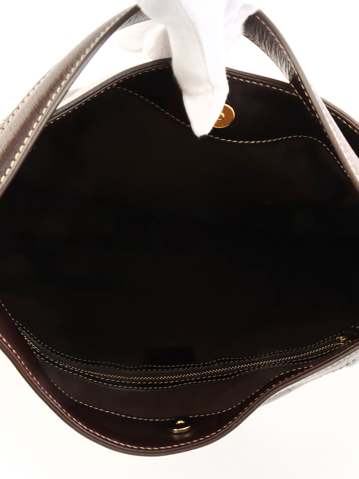 Interlocking G Plate One-Shoulder Bag Black