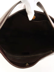 Interlocking G Plate One-Shoulder Bag Black