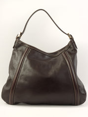 Interlocking G Plate One-Shoulder Bag Black