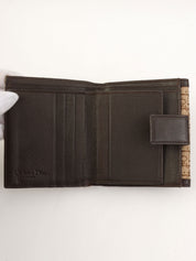 Trotter 图案 Logo 铭牌钱包 米色/深棕色