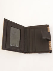 Trotter 图案 Logo 铭牌钱包 米色/深棕色