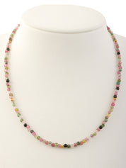 18Kトルマリンビーズネックレス マルチ
