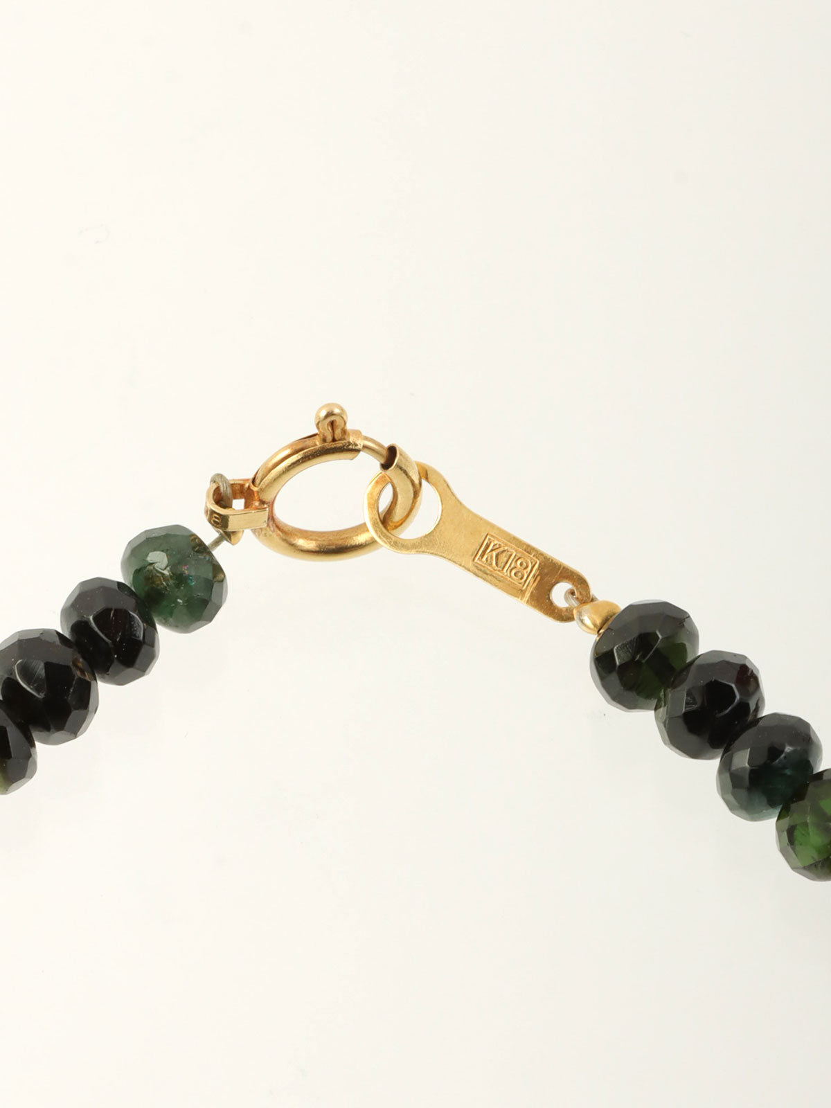 18K Tourmaline Bead Bracelet, Multi