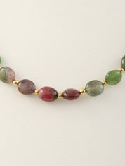 18Kトルマリンネックレス マルチ