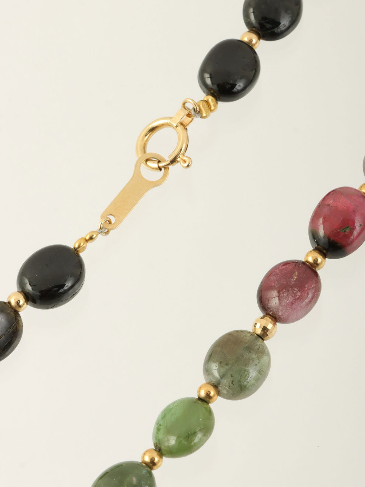 18Kトルマリンネックレス マルチ