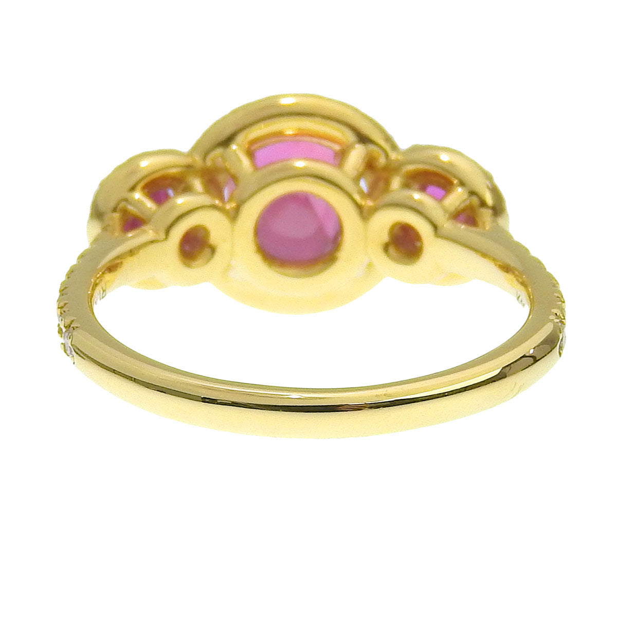 18K Ruby Diamond Ring #52 Gold/Ruby