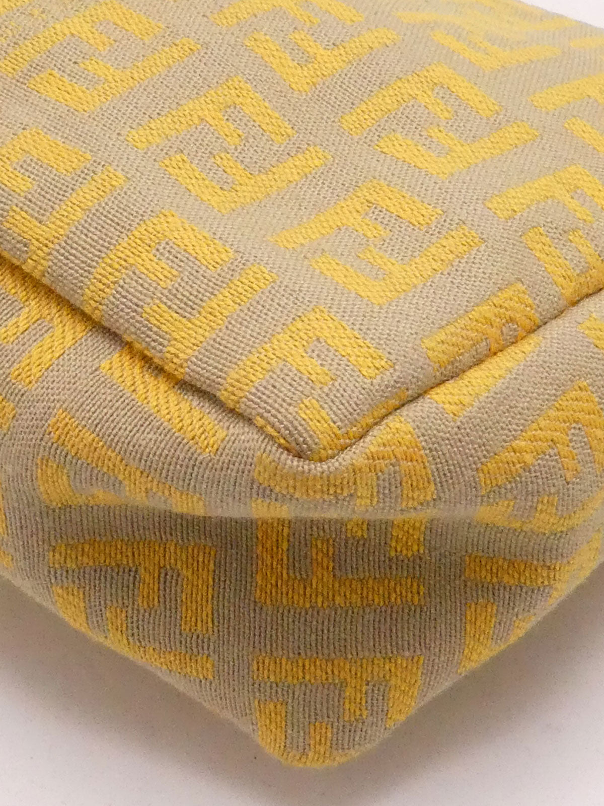 ズッキーノパターンハンドバッグ イエロー/ベージュ