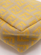 ズッキーノパターンハンドバッグ イエロー/ベージュ