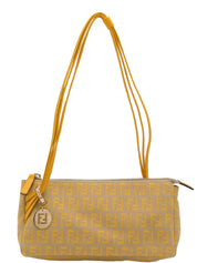 ズッキーノパターンハンドバッグ イエロー/ベージュ