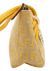 ズッキーノパターンハンドバッグ イエロー/ベージュ