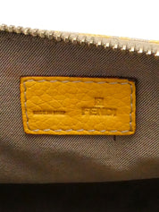 ズッキーノパターンハンドバッグ イエロー/ベージュ