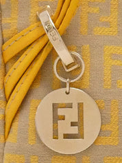 ズッキーノパターンハンドバッグ イエロー/ベージュ