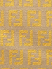 ズッキーノパターンハンドバッグ イエロー/ベージュ