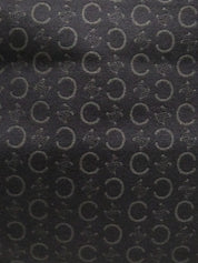 キャンバスCマカダムパターントートバッグ ブラック