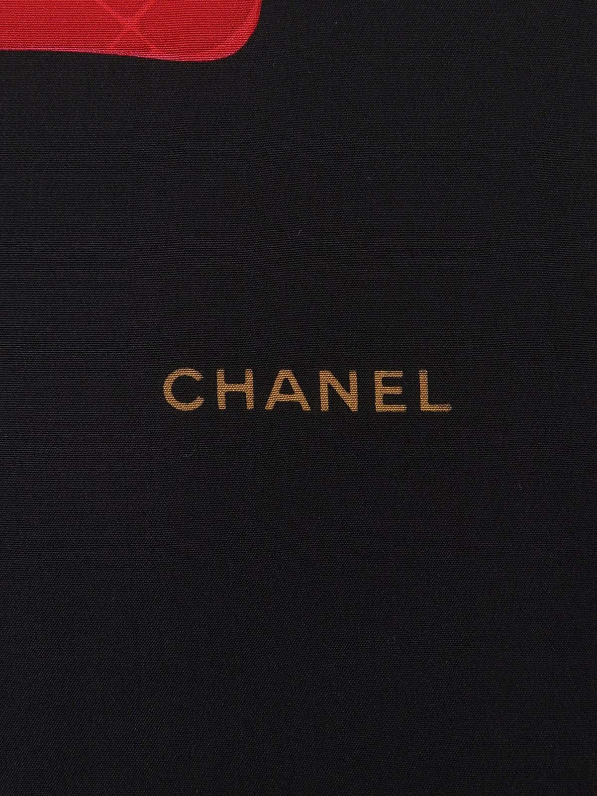 マトラッセバッグパターンスカーフ ブラック/マルチ